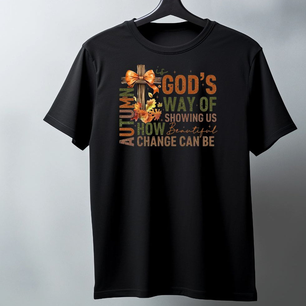 Autumn God’s Way Inspirational Tee