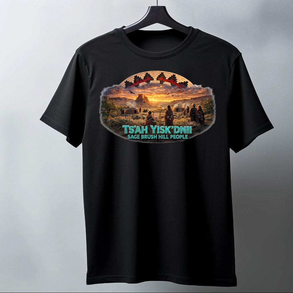 Tsah Yiskʼidnii Clan T-Shirt – Sage Brush Hill People