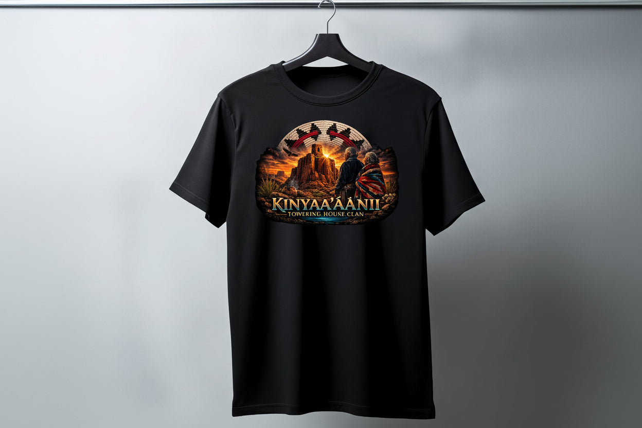 Kinyaaʼáanii Clan T-Shirt – Towering House Clan