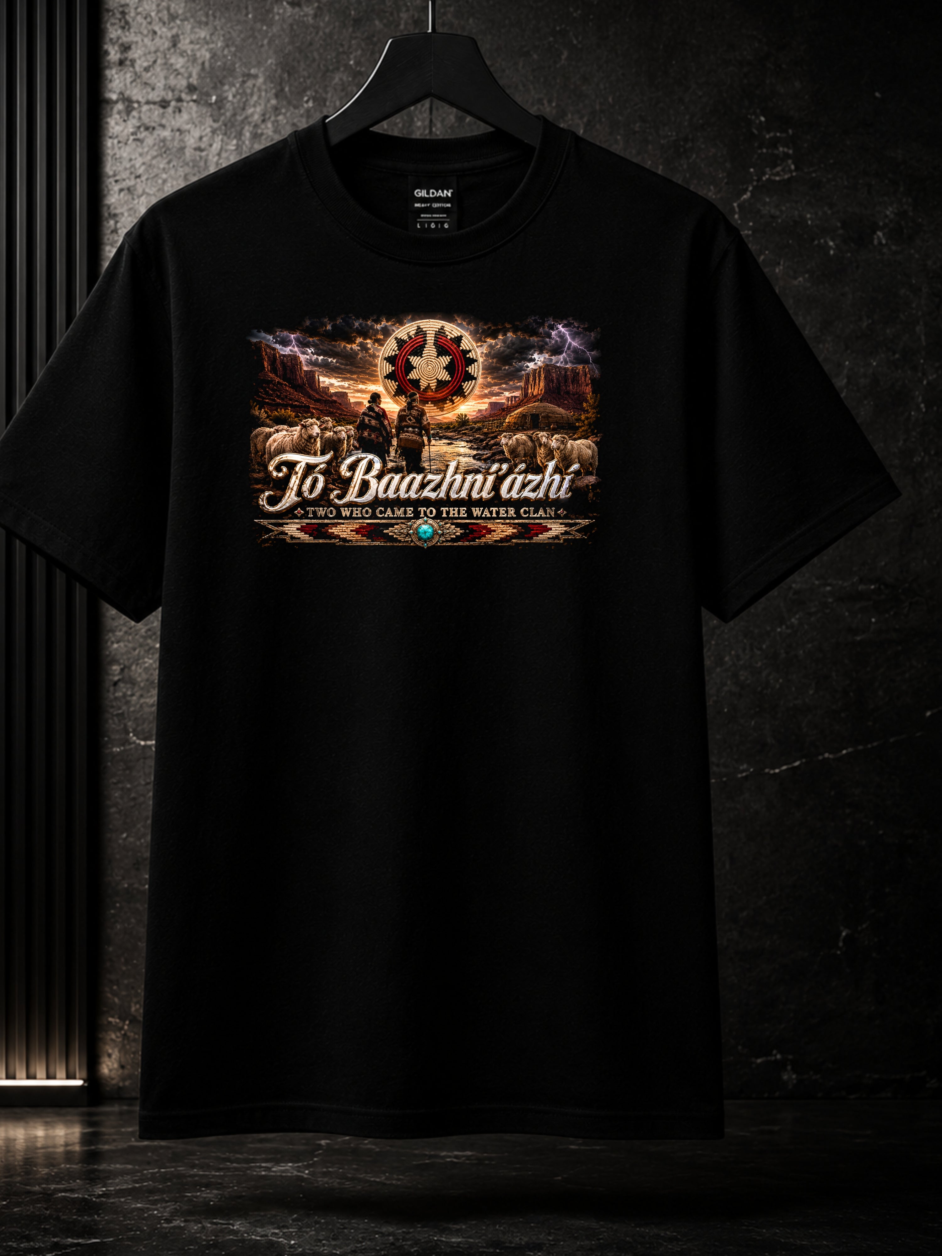 Tó Báázhní’ázhí | Two Who Came To The Water Clan Shirt
