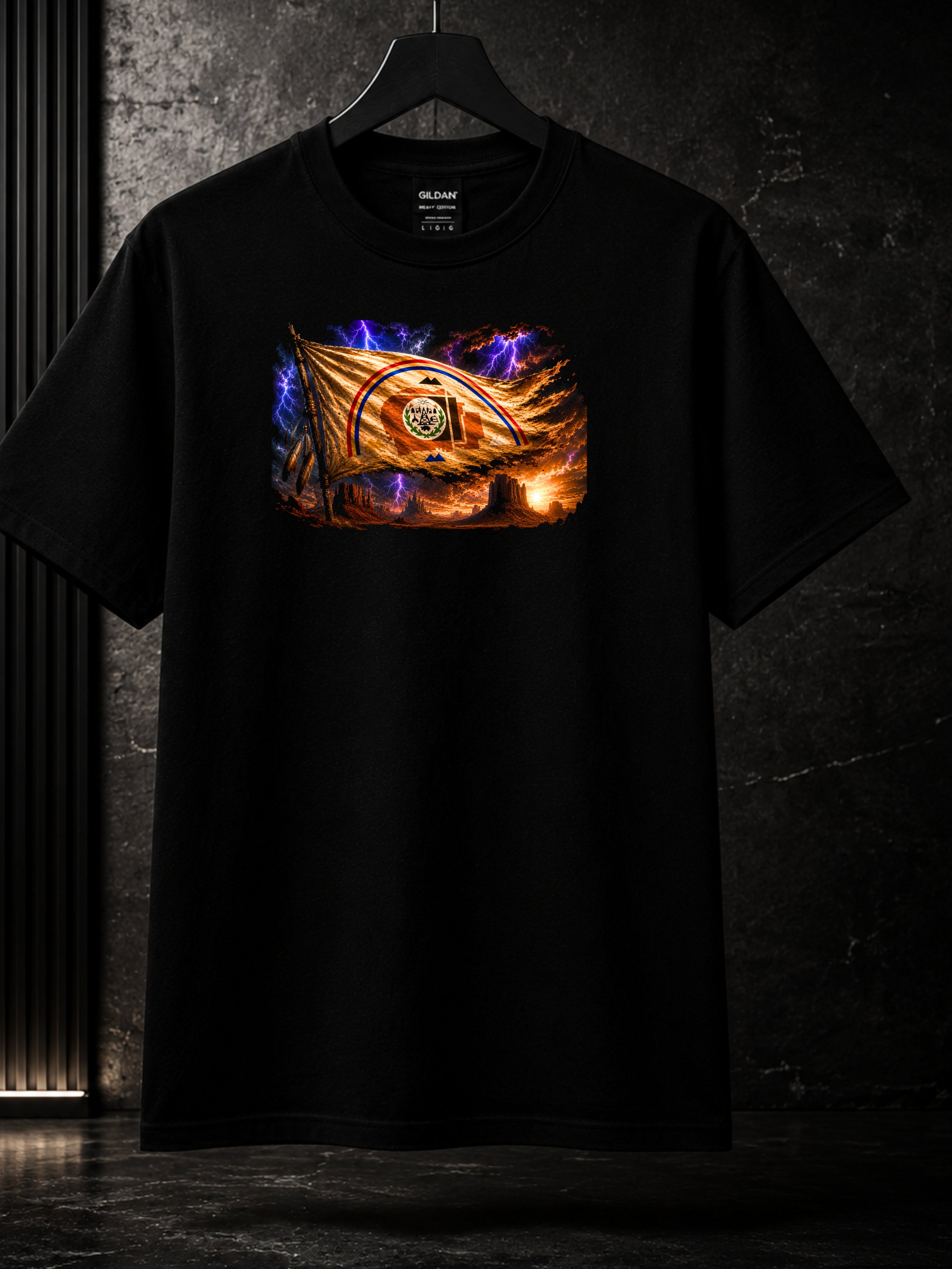 Navajo nation Flag Lightning T-Shirt