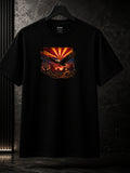 Arizona Desert Eagle Graphic T-Shirt | Southwest Sunset Cactus Western Tee