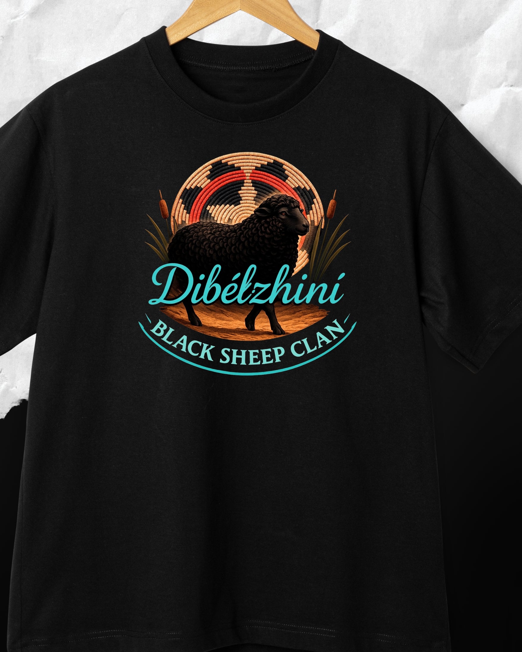 Dibéłzhíní Clan T-Shirt – Black Sheep Clan