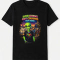 Even Aliens Got Cousins Out Here – Rez Alien Tee