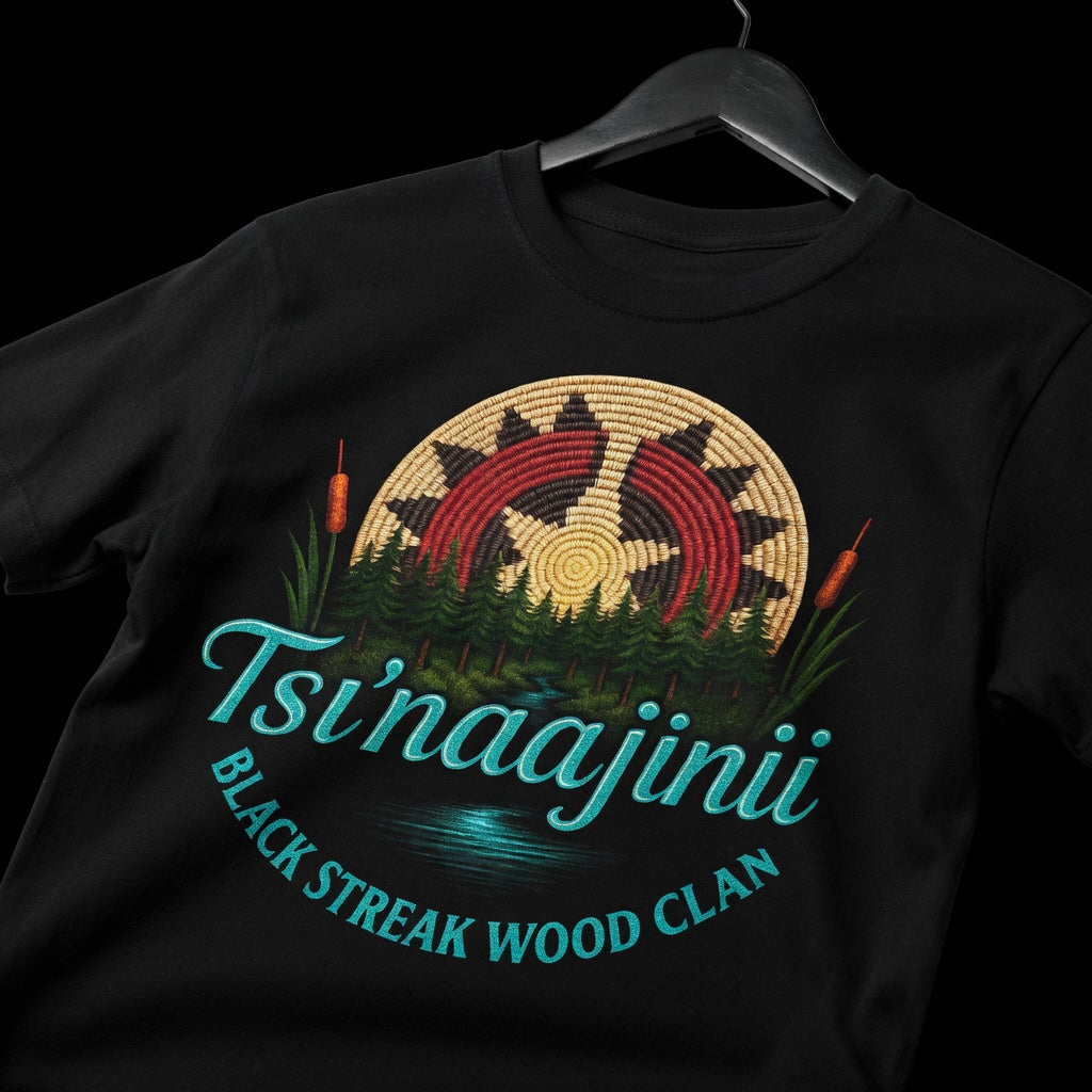 Tsi'naajinii Clan Tee – Black Streak Wood Clan